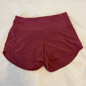 Lululemon High Rise Speed Up Short 4” - Size 8